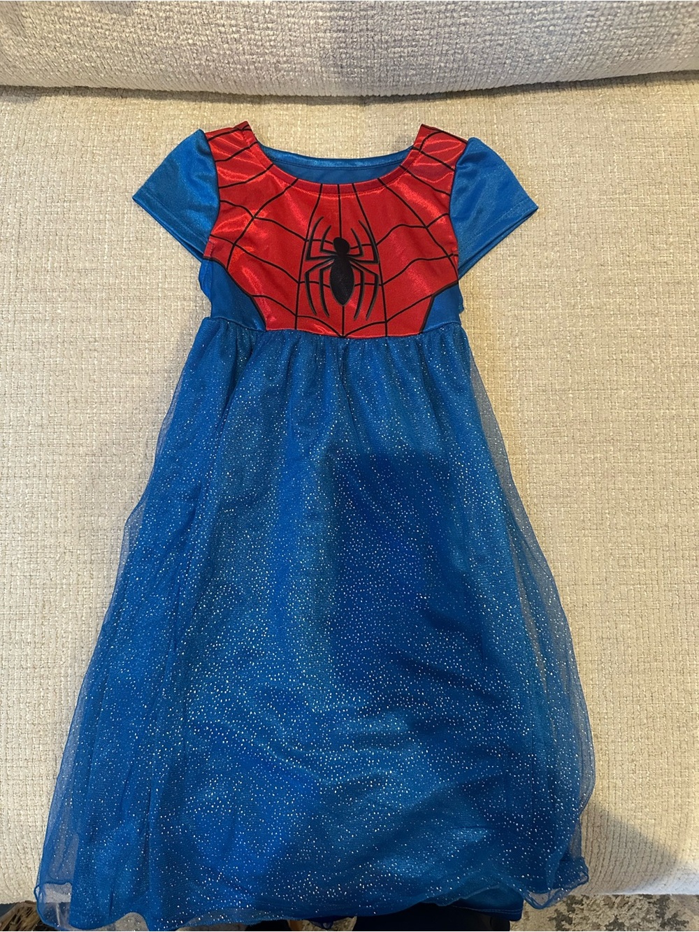 Marvel Spider Web Blue & Red Kids Costume Dress - size 4T